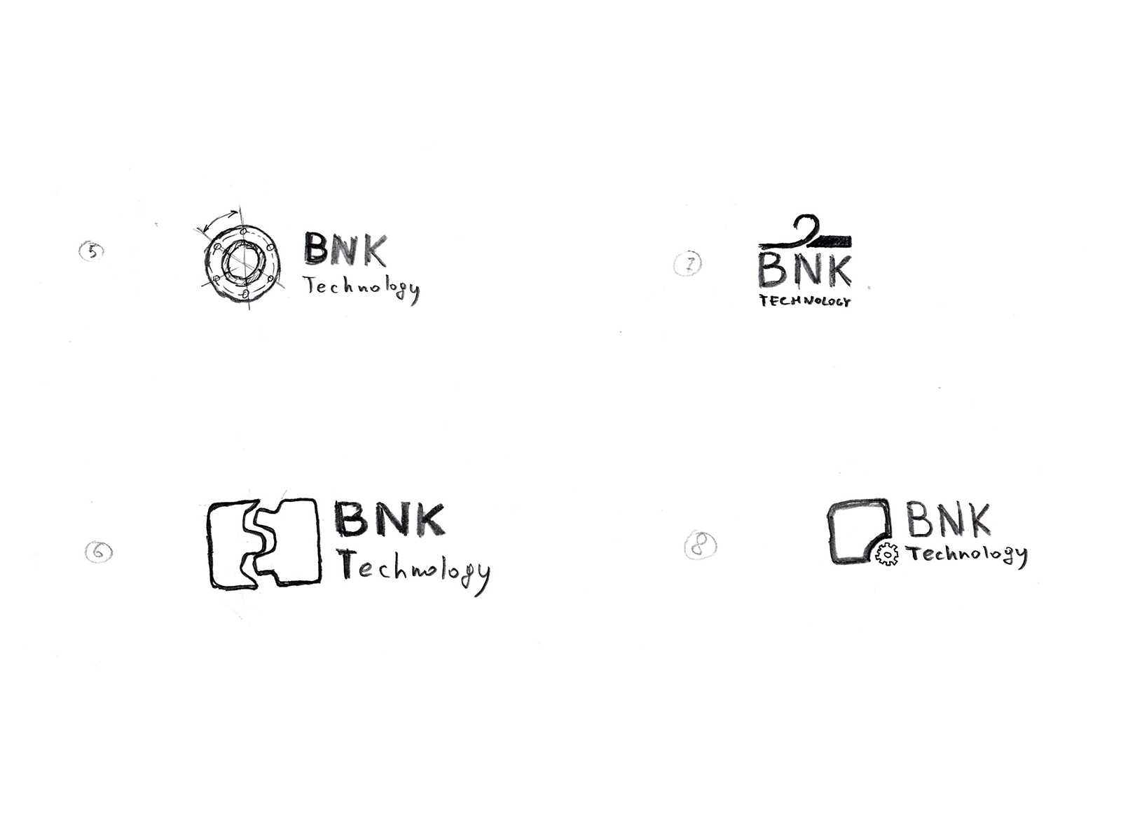 The logo of the modern metal processing company BNK Technology