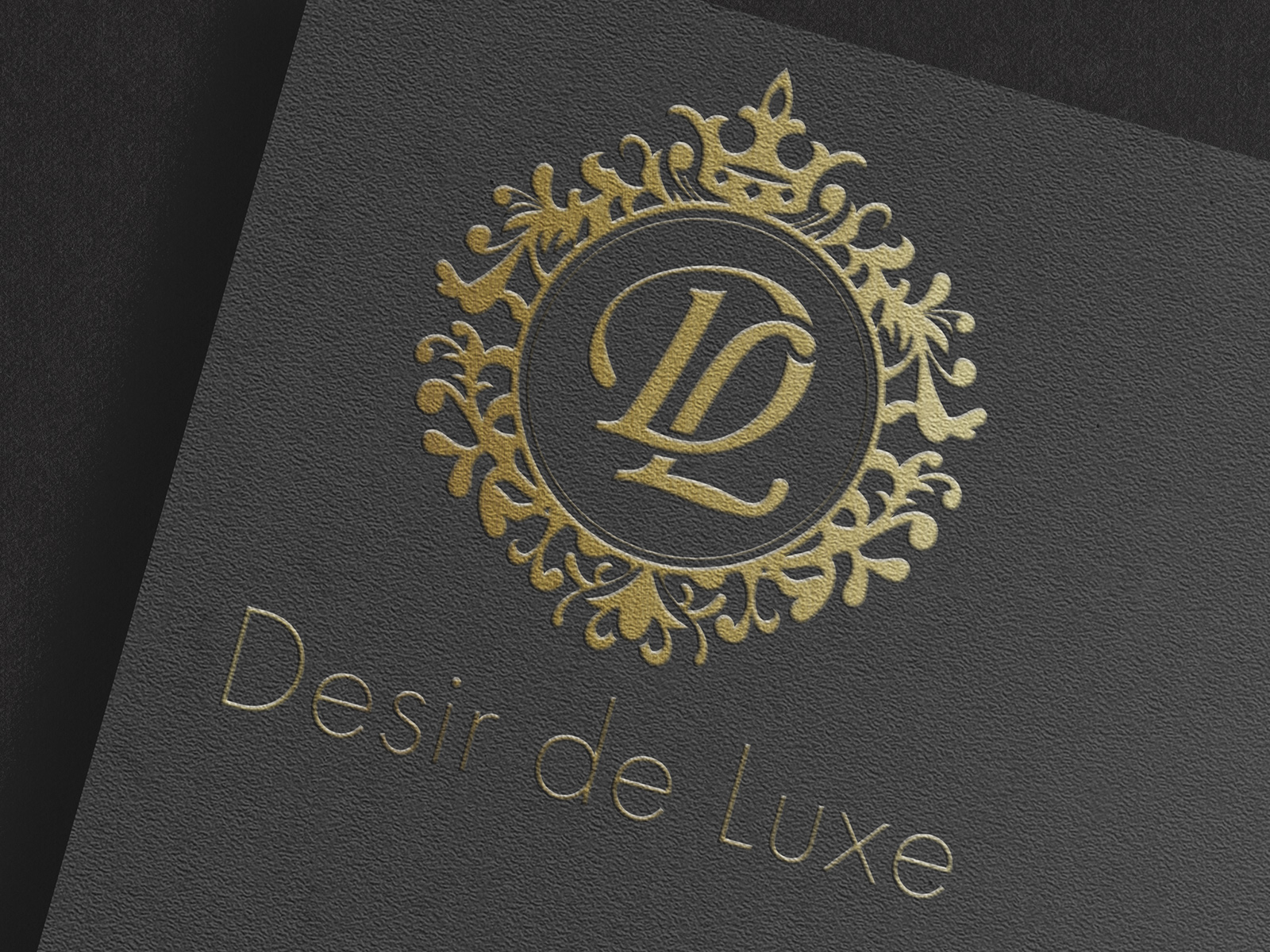 The logo of the manufacturer of premium building materials Desir de Luxe